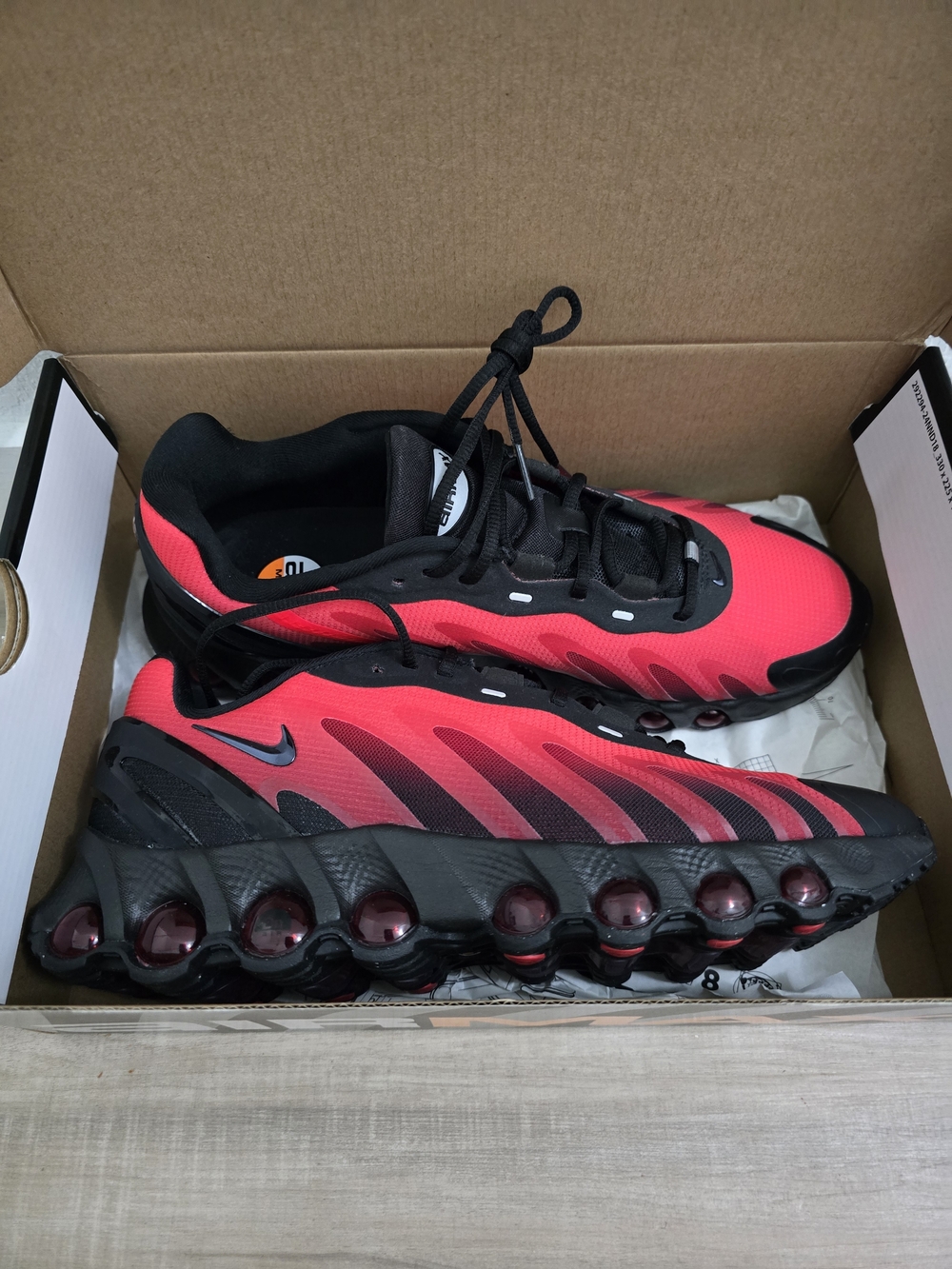 Nike Air Max Dn8 Red and Black
